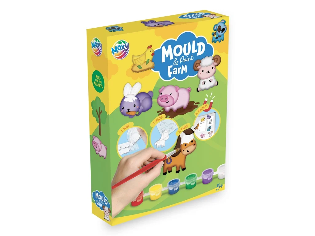 Noutăți - Kit creativ - Modelez și pictez animale de la fermă