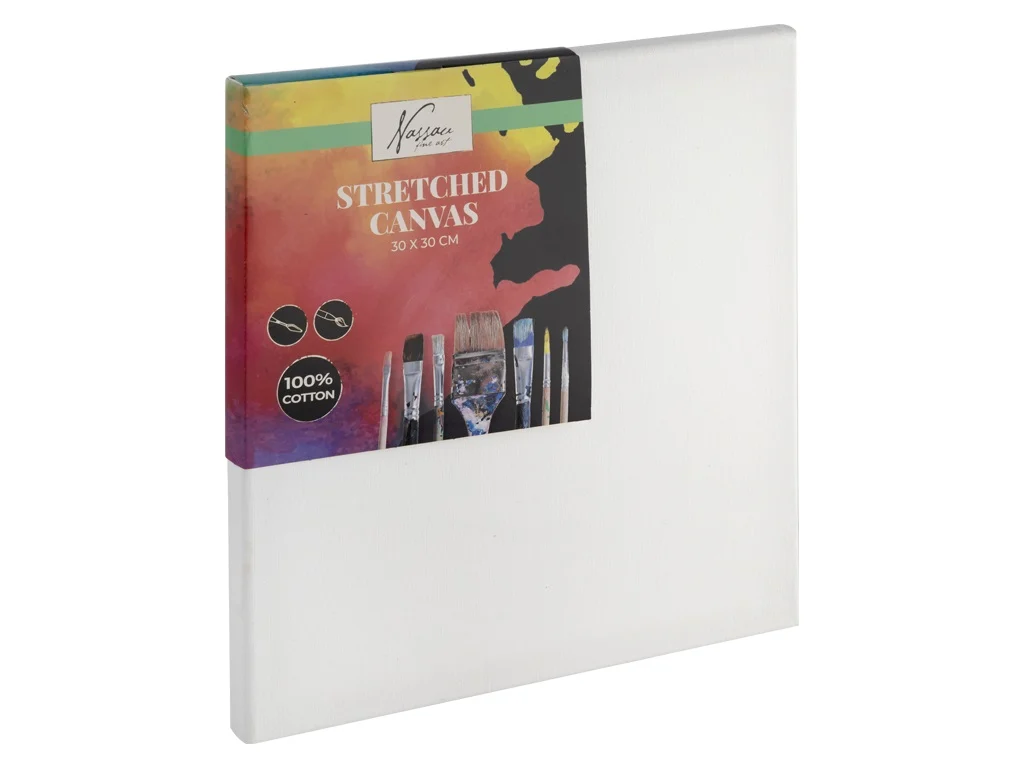 Noutăți - Pânză canvas pentru pictură, 30 x 30 cm