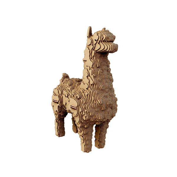 Noutăți - Puzzle 3D din carton - Alpaca