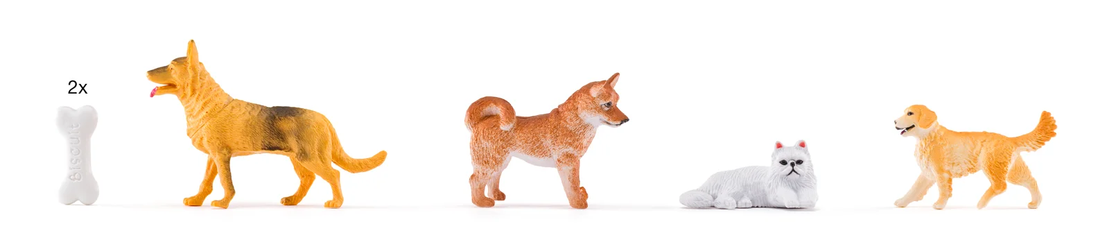 Set de 14 animale de companie și accesorii din plastic [5]