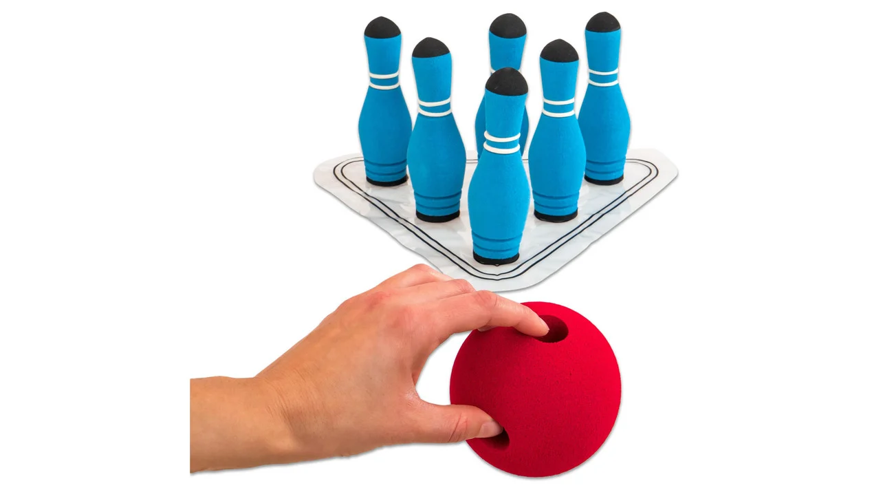 Set de bowling cu 6 popice și o minge din spumă [2]