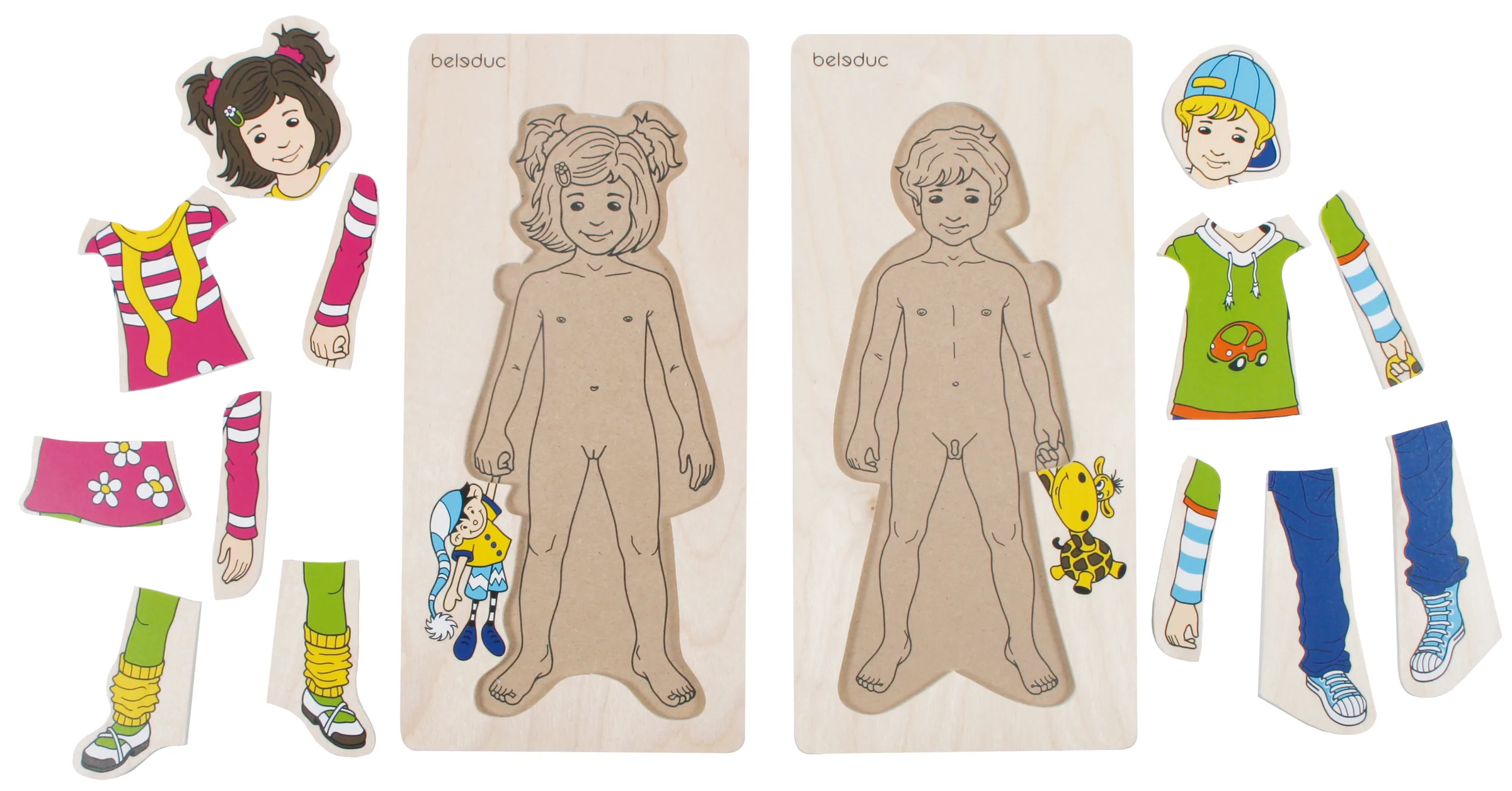 Set de puzzle-uri stratificate - Anika și Denis [3]