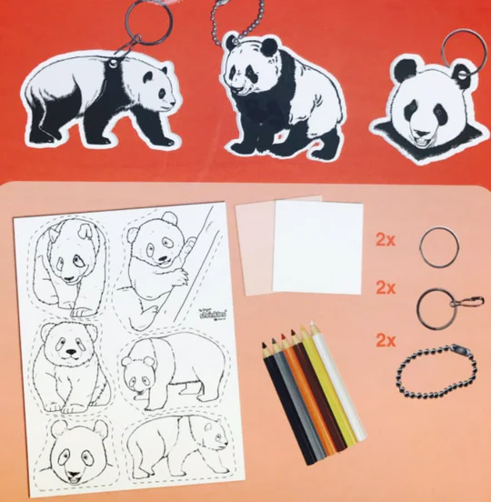 Shrinkles - Realizează-ți propriile accesorii cu urși panda [2]
