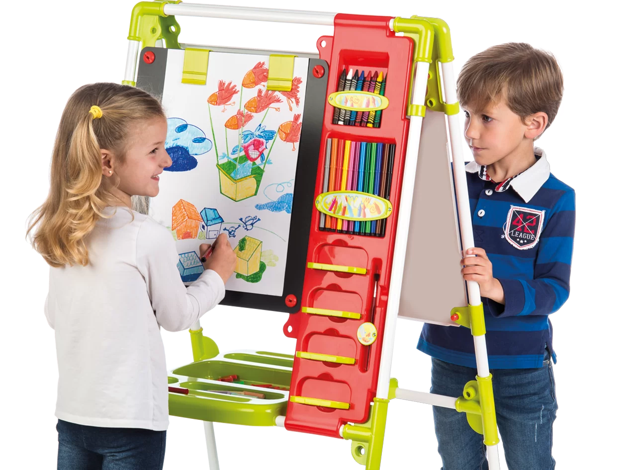 Tablă magnetică tip șevalet, cu două fețe și 96 de piese [4]