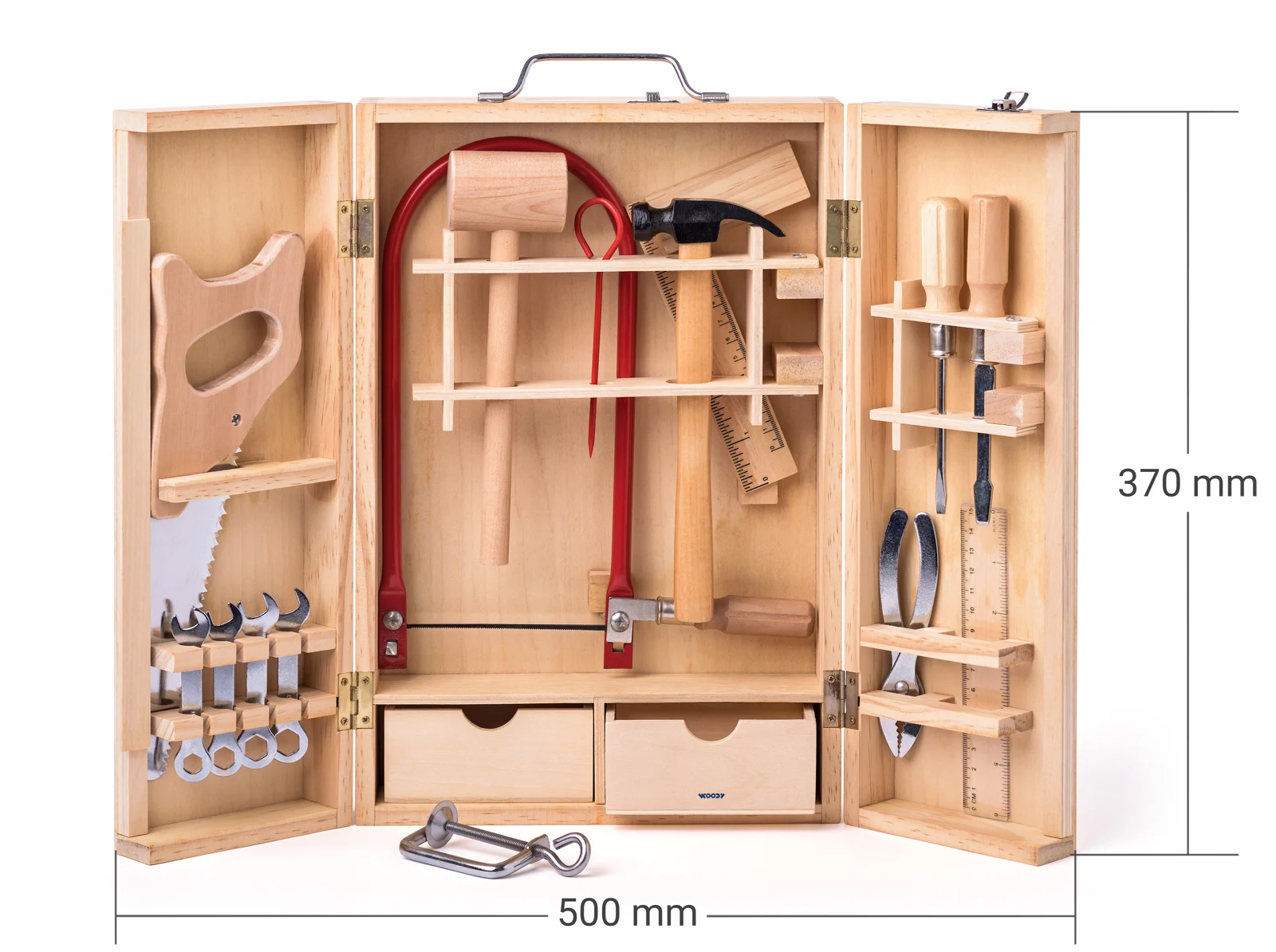 Trusă cu 23 de unelte din lemn și metal [2]