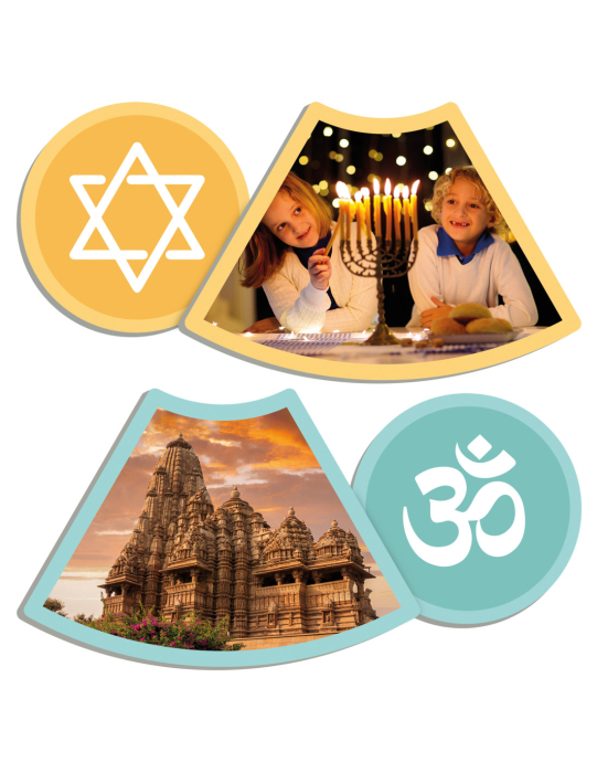 Joc de asociere cu 30 de carduri - Religiile lumii  [3]