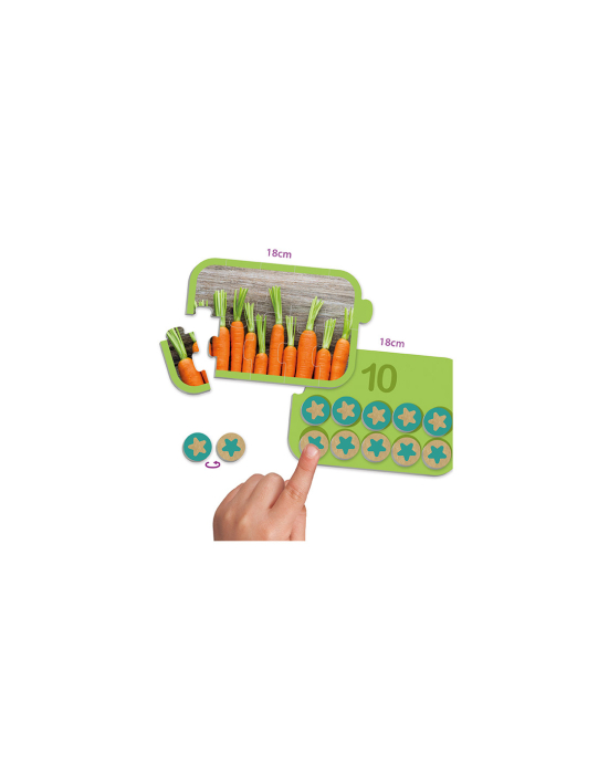 Set de 10 puzzle-uri - Numere și cantități  [4]