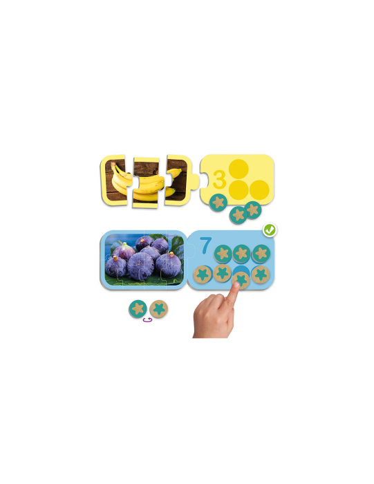 Set de 10 puzzle-uri - Numere și cantități  [3]