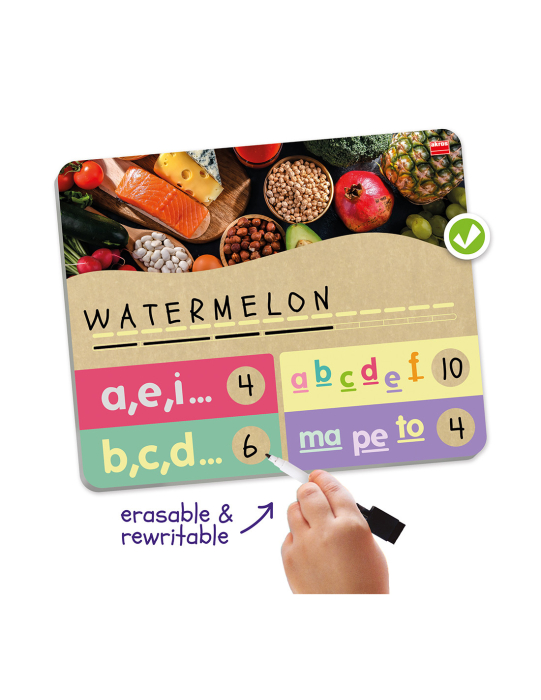 Spune pe litere și desparte în silabe   [2]