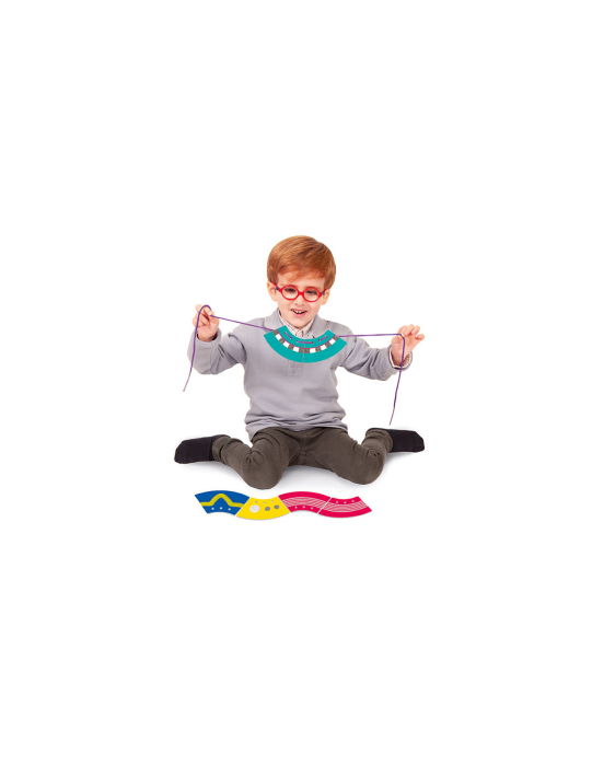 Joc de șnururit cu 36 de carduri tactile și 10 șiretur [2]