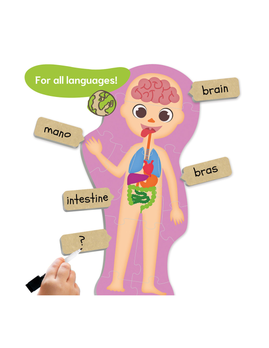  Puzzle maxi - Descoperă și identifică corpul uman  [3]