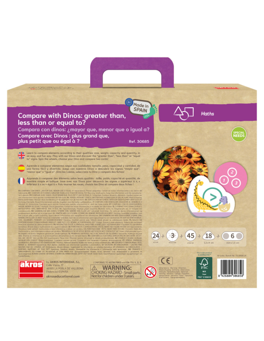 Compară cu ajutorul dinozaurilor: mai mare decât, mai mic decât sau la fel ca? [4]