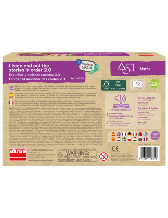  Ascultă şi pune în ordine povestirile [5]