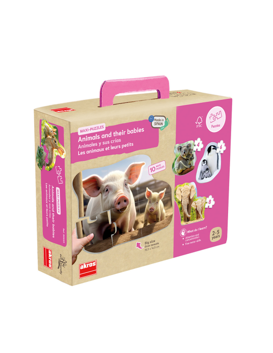  Puzzle-uri maxi - Animalele și puii lor  [4]