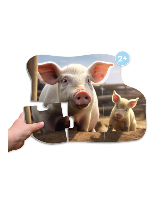  Puzzle-uri maxi - Animalele și puii lor  [2]