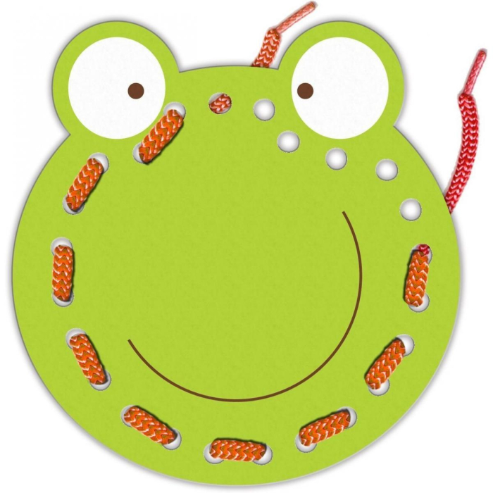 13280 T-2730 Set de cusut cu 30 de piese și 10 șnururi - Animale Bigjigs [3]