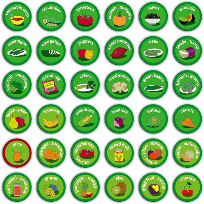 13282 FCT-2946 Joc magnetic cu 86 de piese - Alimentație sănătoasă Bigjigs [5]