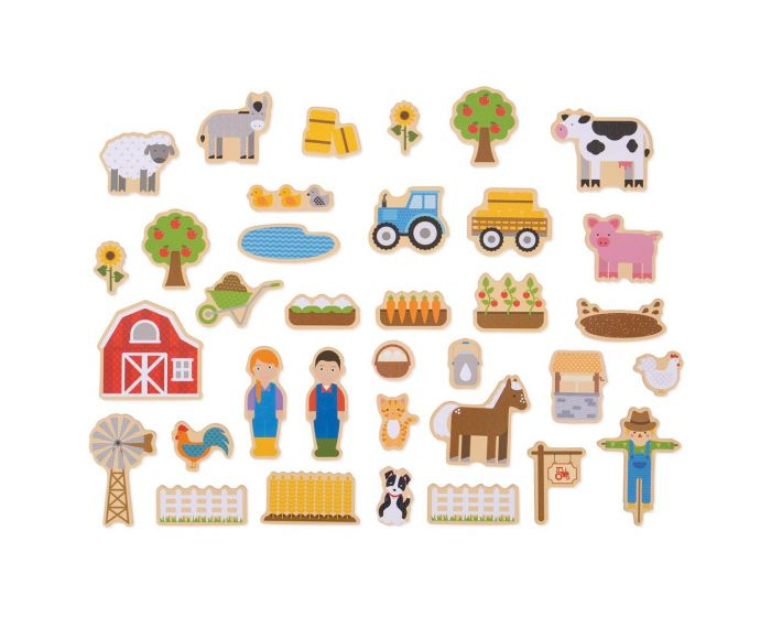 6471 BJ274 Set 35 de magneți - Fermă Bigjigs [2]