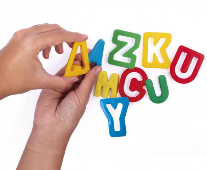 96 de șabloane pentru plastilină - Cifre, litere și forme geometrice [2]