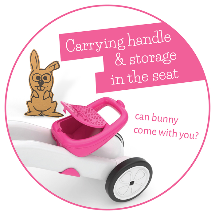 Bicicletă 2 în 1 - Bunzi roz - de la 3 roți la 2 roți fără scule [3]