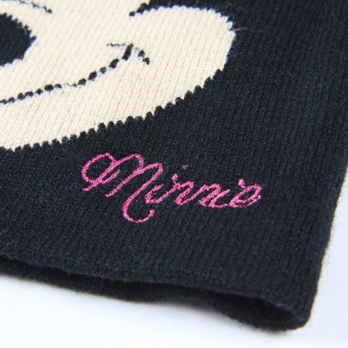 Caciulita neagra cu paiete stralucitoare - Minnie Mouse [3]