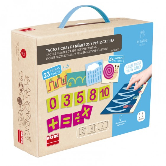 Carduri tactile pentru pre-scriere - Numere [2]