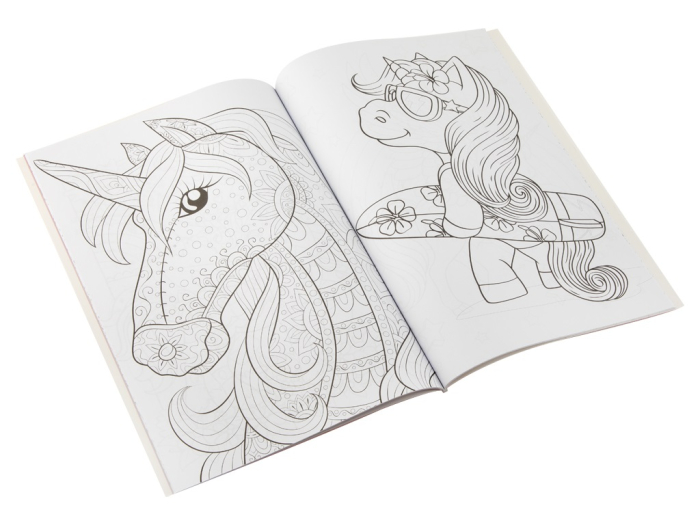 Carte de colorat cu activități - Unicorn [3]