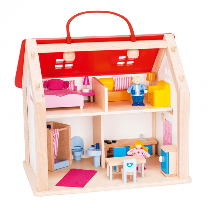Casa de papusi cu maner si accesorii [2]