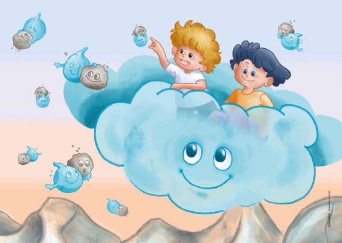 Circuitul apei în natură - Joc cu 12 planșe A3 [3]