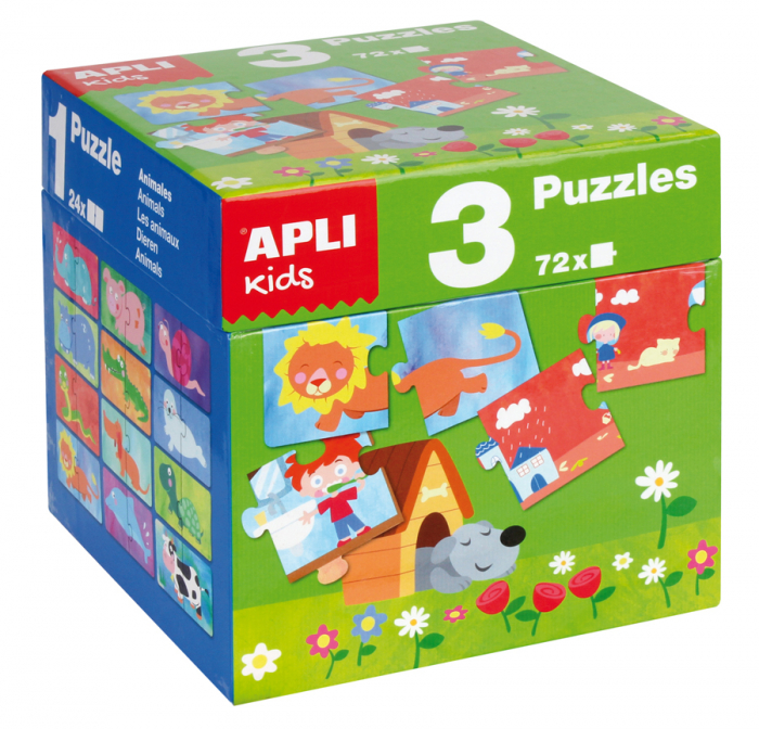 Cub cu 3 puzzle-uri diferite [3]