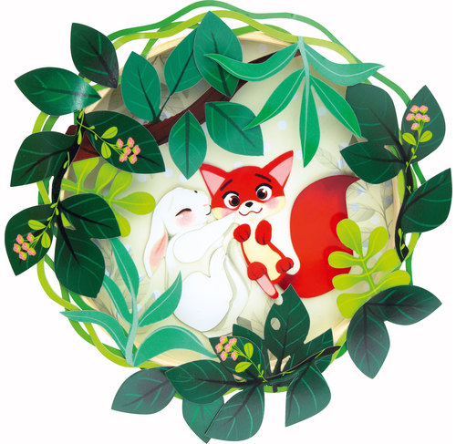 Cutie creativa - Decoratiuni din hartie (tablou 3D, carusel si glob decorativ) [3]