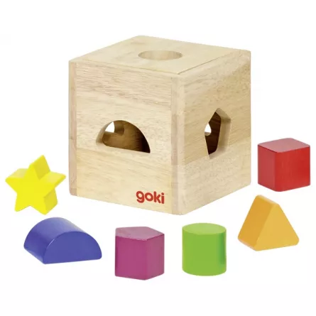 Cutie din lemn pentru sortarea formelor geometrice [1]