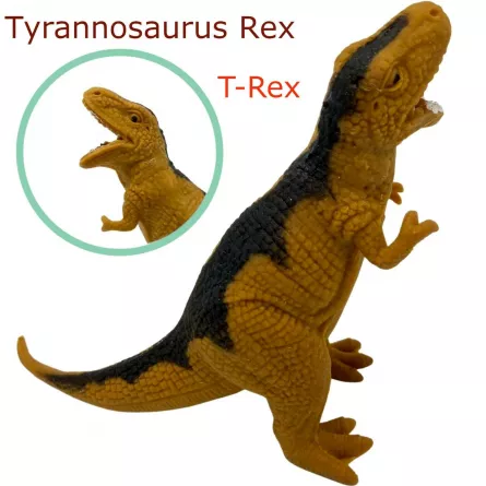 Dinozaur Tyrannosaurus rex din cauciuc moale