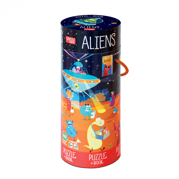 Extratereștri - Carte + puzzle uriaș [2]