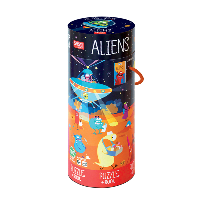 Extratereștri - Carte + puzzle uriaș [2]