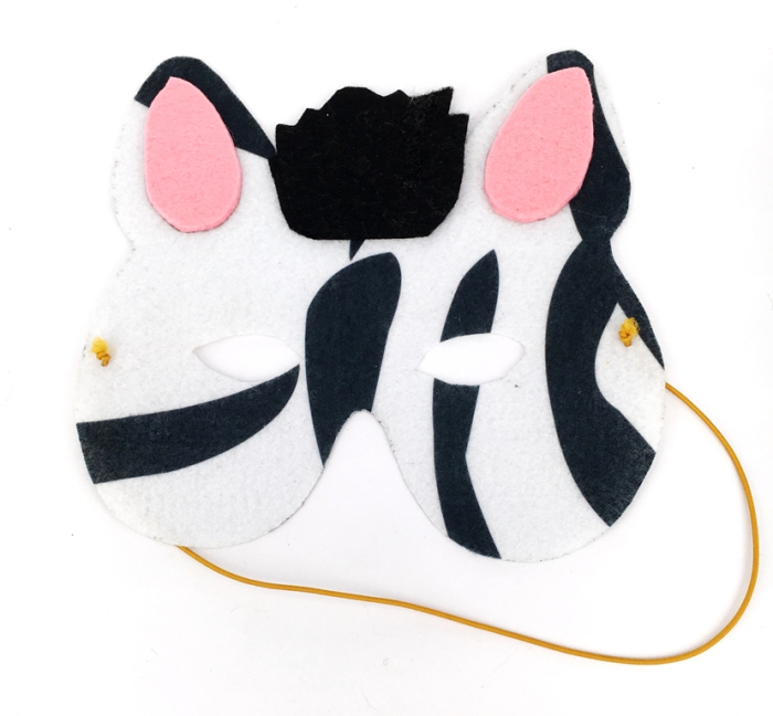 Fetru imprimat colorat - 12 modele, 24 x 30 cm - Animal print [3]