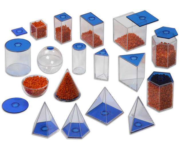 Forme geometrice transparente, 5x5 cm [2]