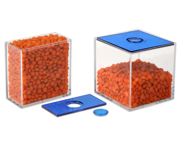 Forme geometrice transparente, 5x5 cm [3]