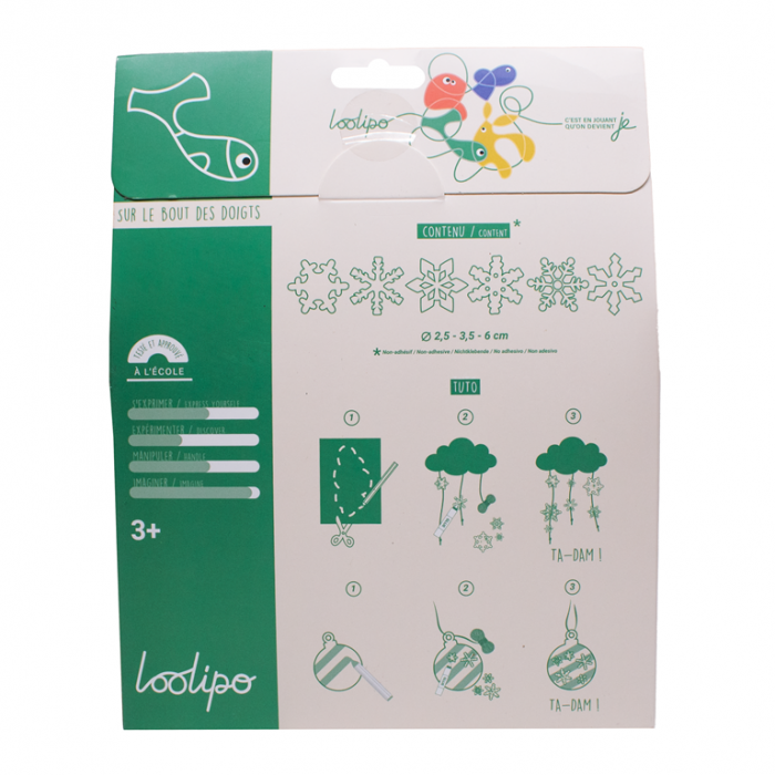 Fulgi de zapada glitter adezivi - 240 buc [4]
