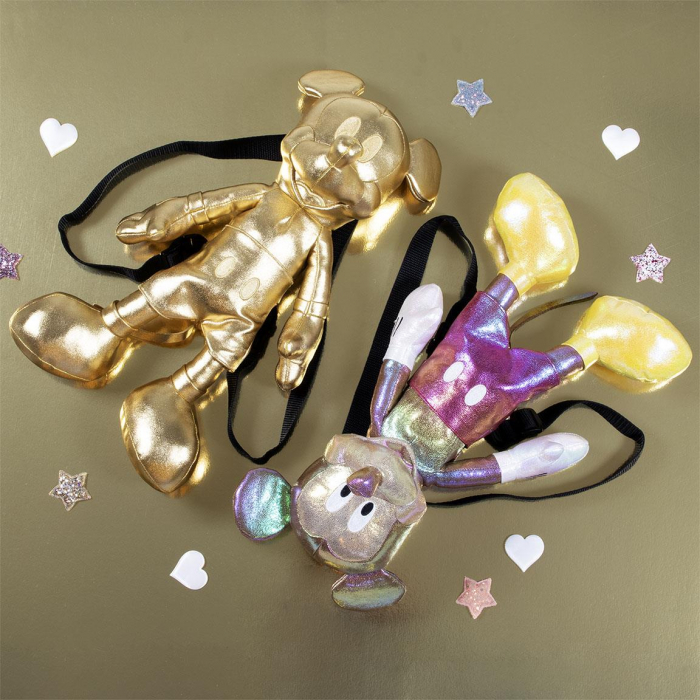 Ghiozdan 2 in 1, pentru gradinita si joaca - Mickey Mouse iridescent [4]