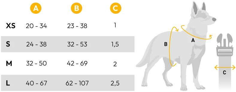 Ham reglabil pentru câini model POPEYE, mărimea XS [2]