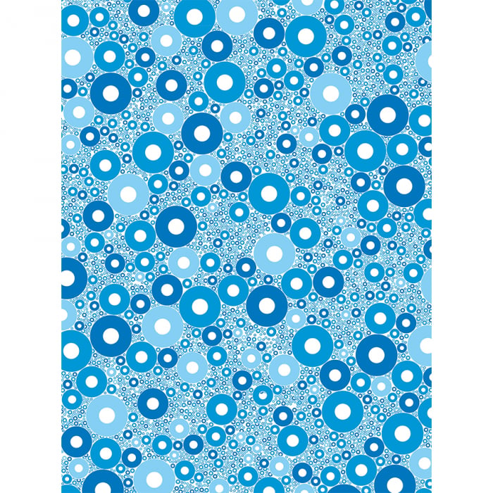 Hartie decopatch- Discuri albastre