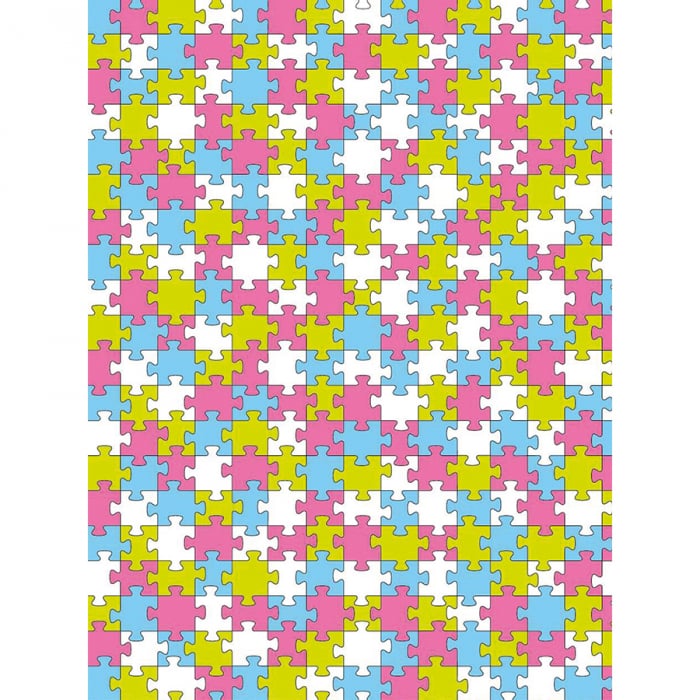 Hartie decopatch- Puzzle multicolor