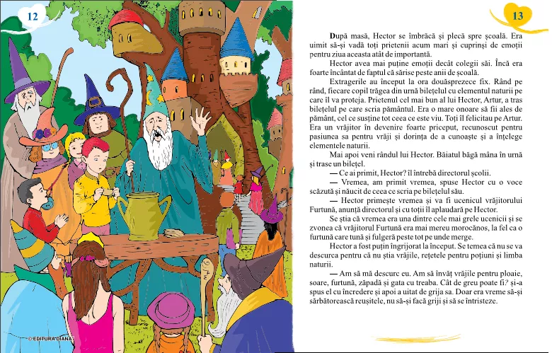 Hector se pregateste sa devina vrajitor -Motivatia, perseverenta si stimularea interesului pentru invatare - Set Puzzle + poveste terapeutica [3]