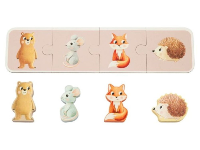 Joc 2 în 1 montessori - Atinge, ghicește și potrivește [5]