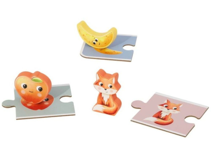 Joc 2 în 1 montessori - Atinge, ghicește și potrivește [3]