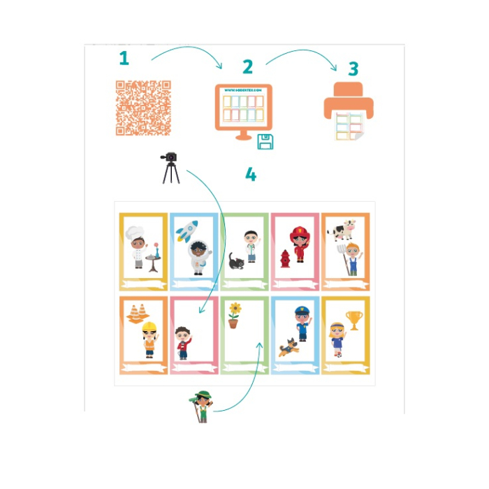 Joc cu 240 de stickere și 12 planșe - Meserii [4]