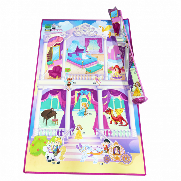 Joc cu realitate augmentata - Covoras de joaca. Casa printesei (150 x 100 cm) [2]