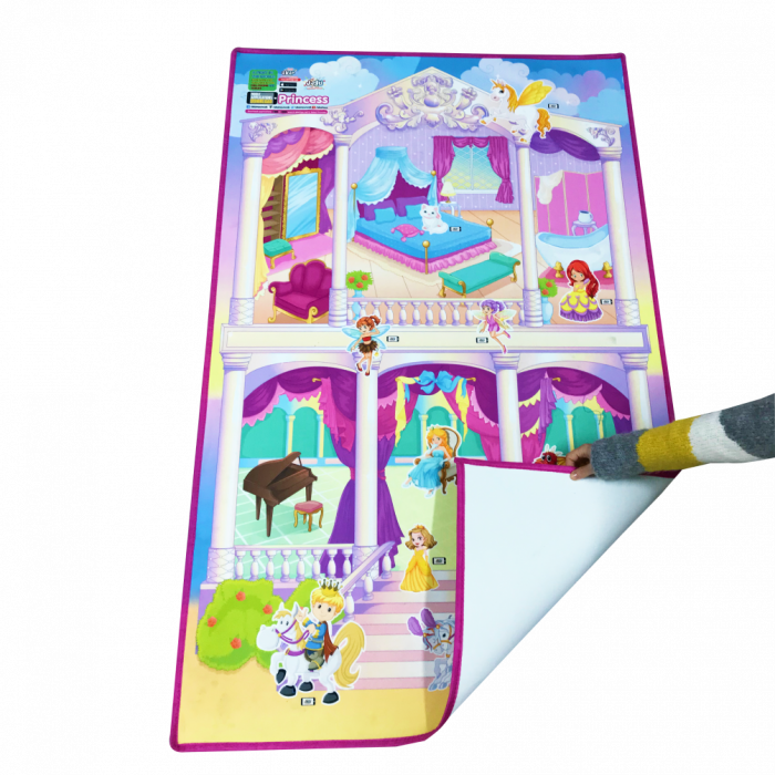 Joc cu realitate augmentata - Covoras de joaca. Casa printesei (150 x 100 cm) [3]
