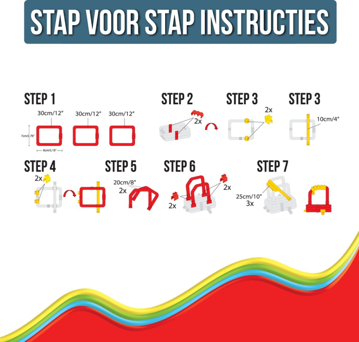 Joc de construcție cu 200 de piese flexibile - Spagheteez [2]